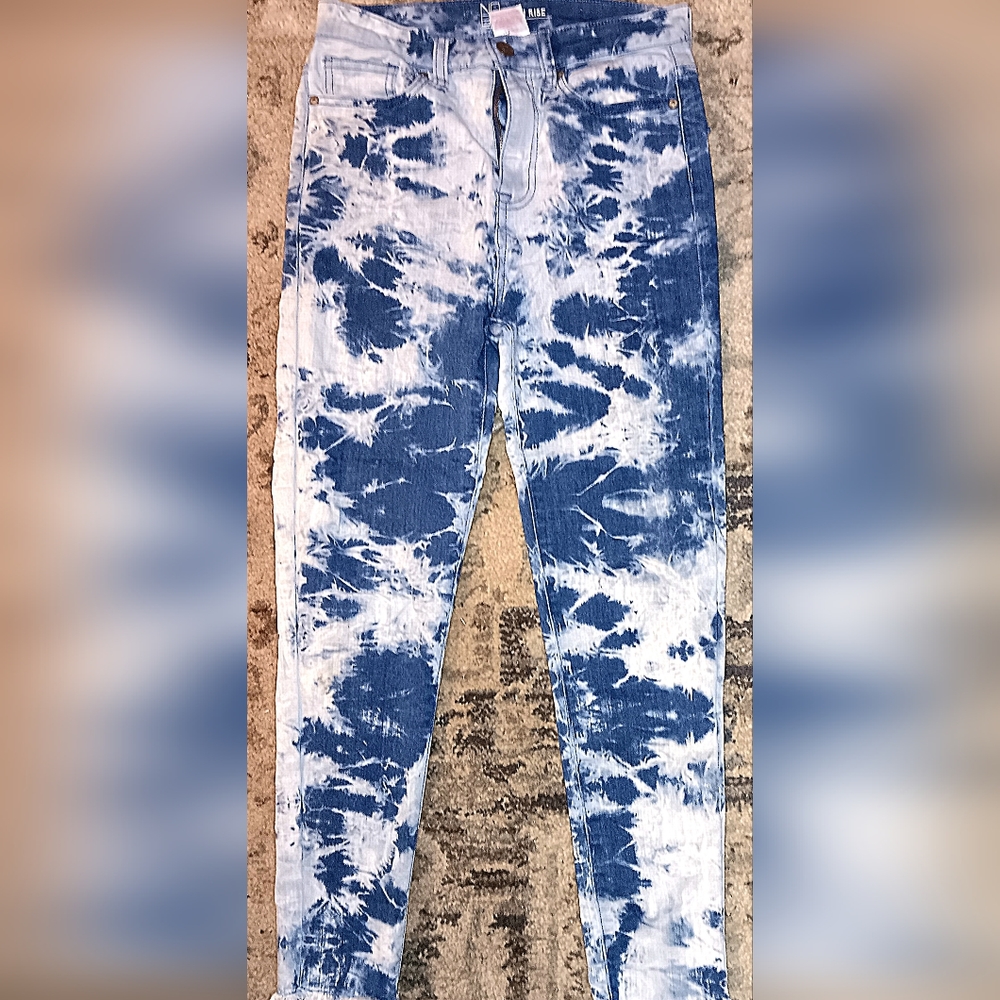 Girls stone washed stretch jeans